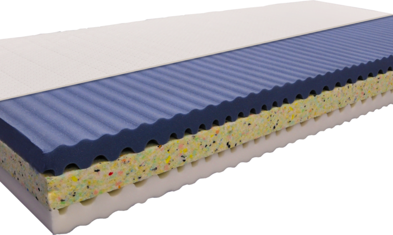 Matrace ze studené pěny s volbou tuhosti BAR ECO 25